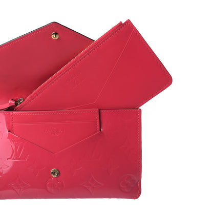 Louis Vuitton Vernis Jeanne Wallet Hot Pink 8 of 10