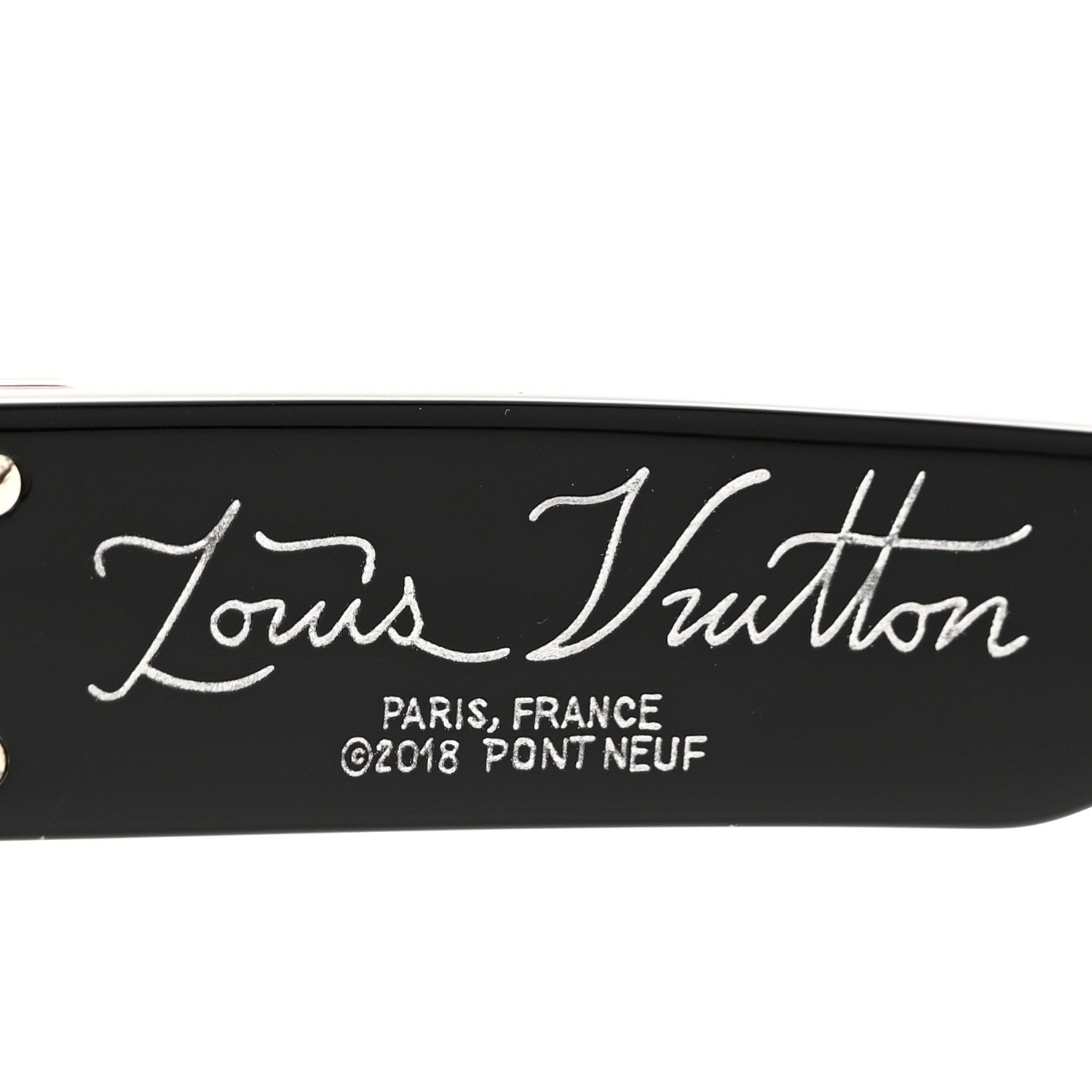 Louis Vuitton Acetate Charleston Sunglasses Z1244W Black Prism 5 of 9