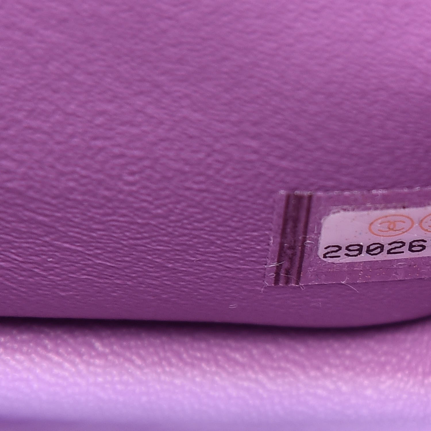 Chanel Lambskin Quilted Mini Square Flap Purple 7 of 13