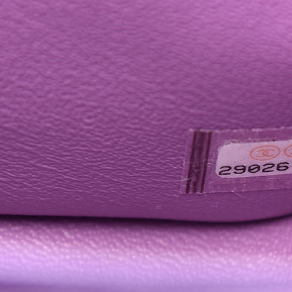 Chanel Lambskin Quilted Mini Square Flap Purple 7 of 13