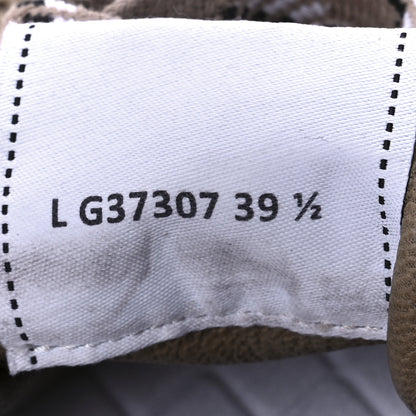 Chanel Suede Goatskin CC Sneakers 39.5 Dark Beige 8 of 9