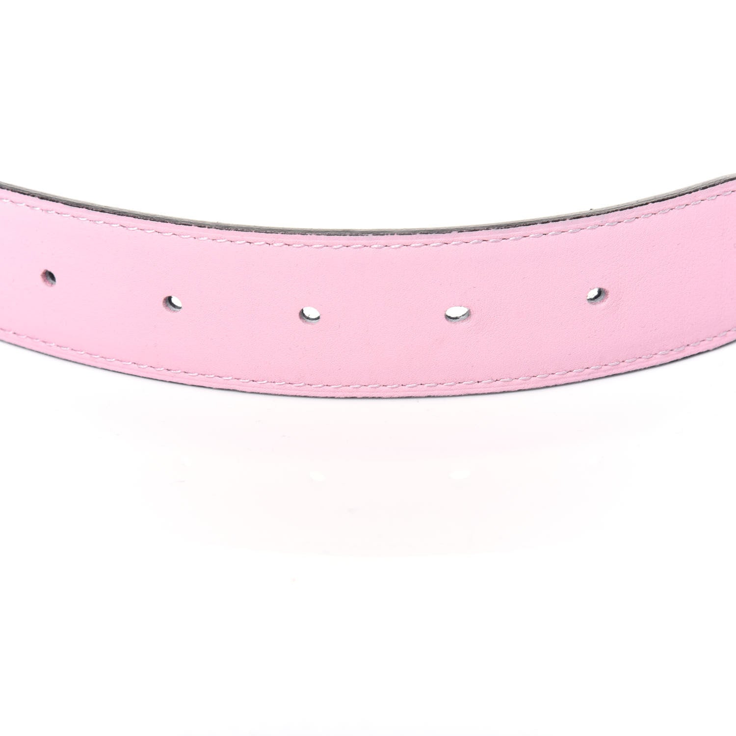 Hermes Box Togo 32mm Martelee H Belt 95 Rose Sakura Blue Nuit
