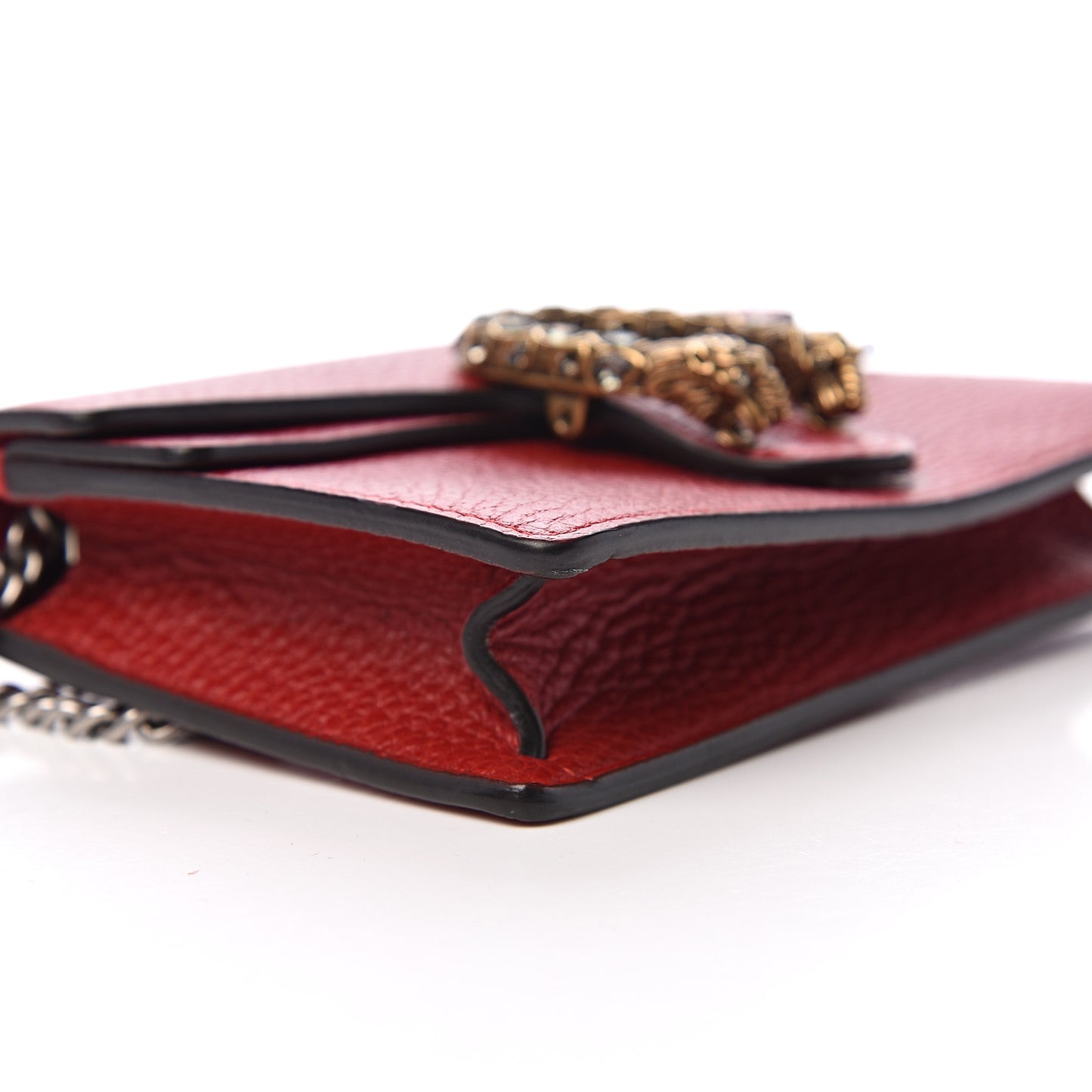 Calfskin Super Mini Dionysus Shoulder Bag Hibiscus Red