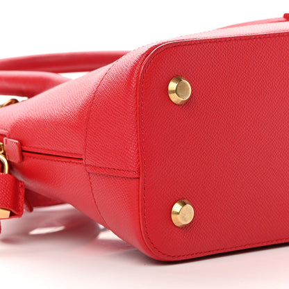 Balenciaga Grained Calfskin S Ville Top Handle Bag Rouge Coquelicot 9 of 15