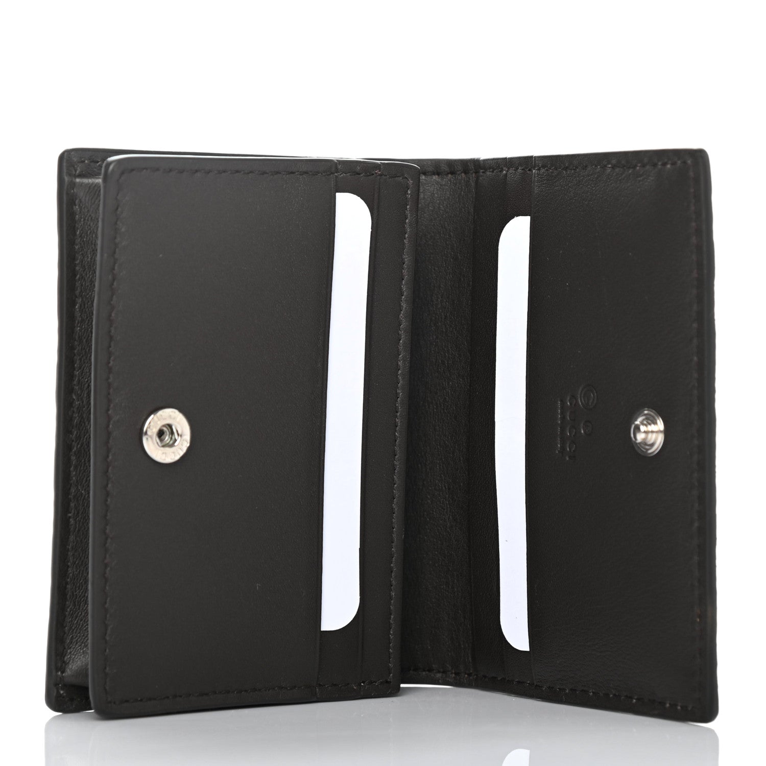 Gucci Microguccissima Card Case Wallet Testa di Moro 4 of 5