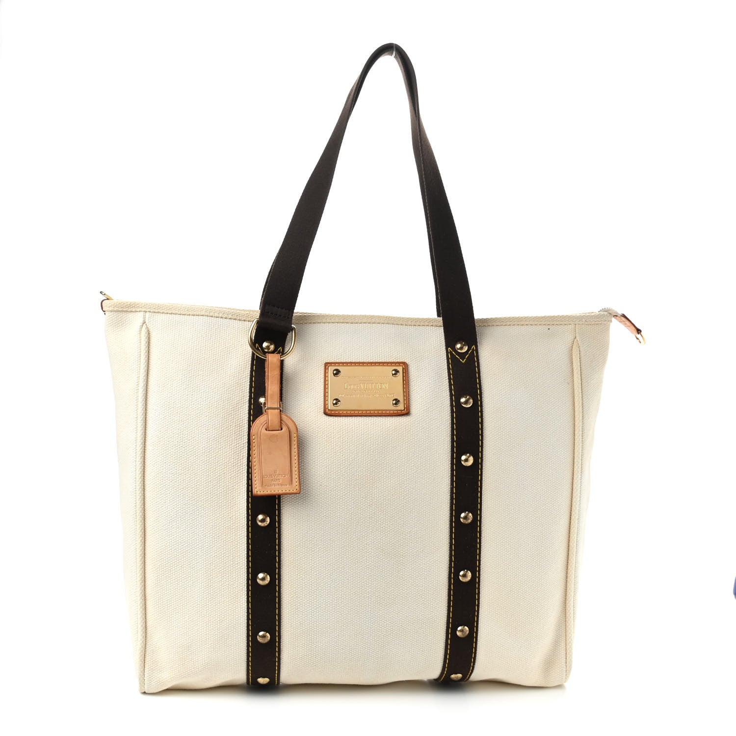 Louis Vuitton Toile Antigua Cabas GM Tote White 1 of 8