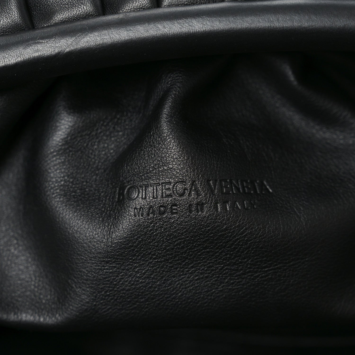 Bottega Veneta Smooth Butter Calf The Pouch Oversized Clutch Black 6 of 11