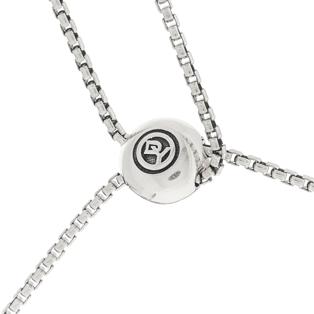 David Yurman Sterling Silver 18K Yellow Gold Diamond Black Onyx Mother of Pearl DY Elements Convertible Pendant Necklace 5 of 6