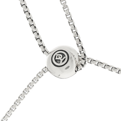 David Yurman Sterling Silver 18K Yellow Gold Diamond Black Onyx Mother of Pearl DY Elements Convertible Pendant Necklace 5 of 6
