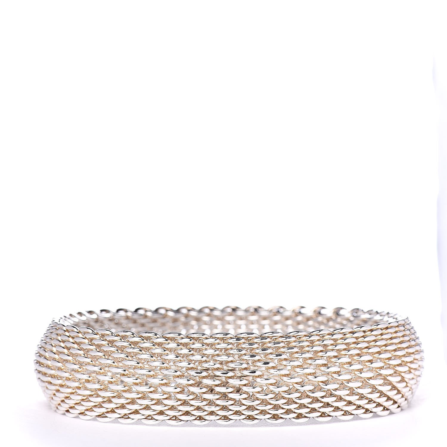 Tiffany Sterling Silver Somerset Mesh Bracelet 3 of 5