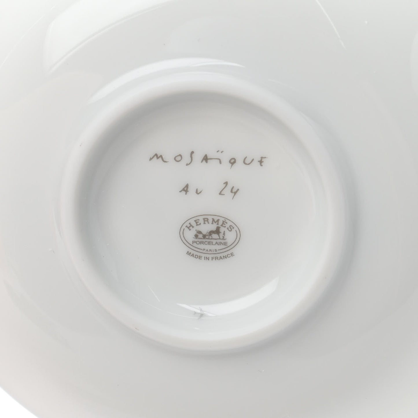 Porcelain Mosaique au 24 Soy Dish Platine