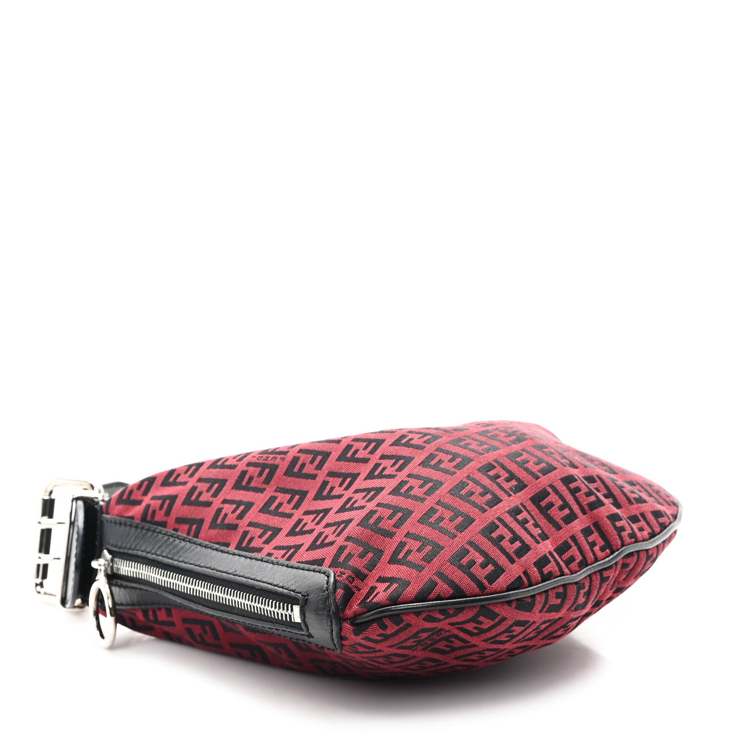 Fendi Zucchino Oyster Red Black 1809853 – FASHIONPHILE
