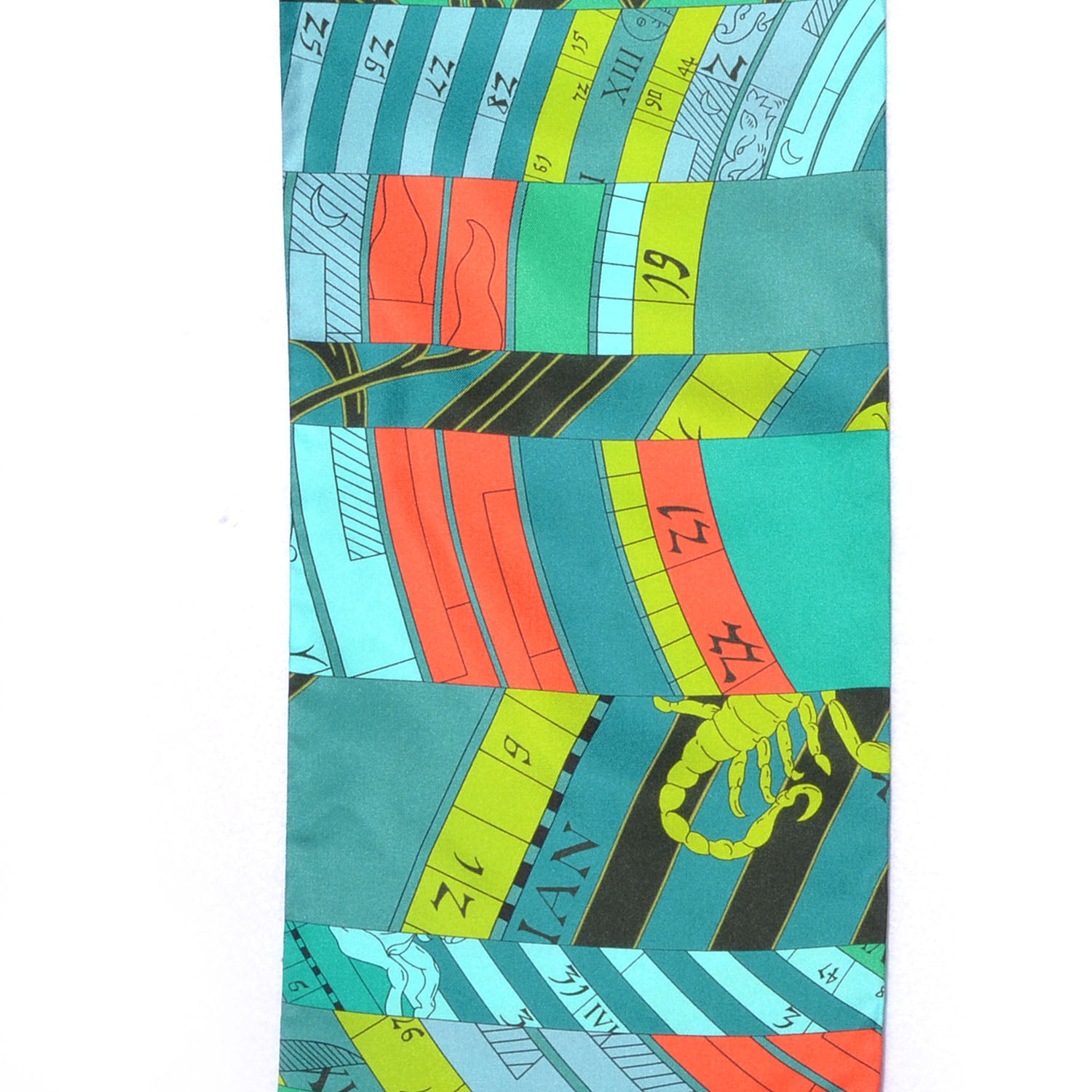 Hermes Silk Astrologie Nouvelle Maxi Twilly 4 of 6