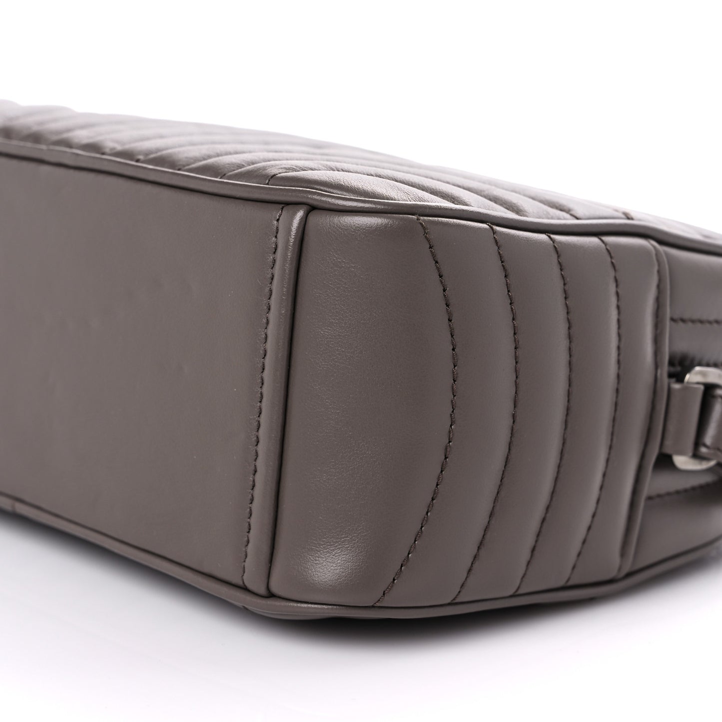 Soft Calfskin Impunture Diagramme Camera Bag Bambu