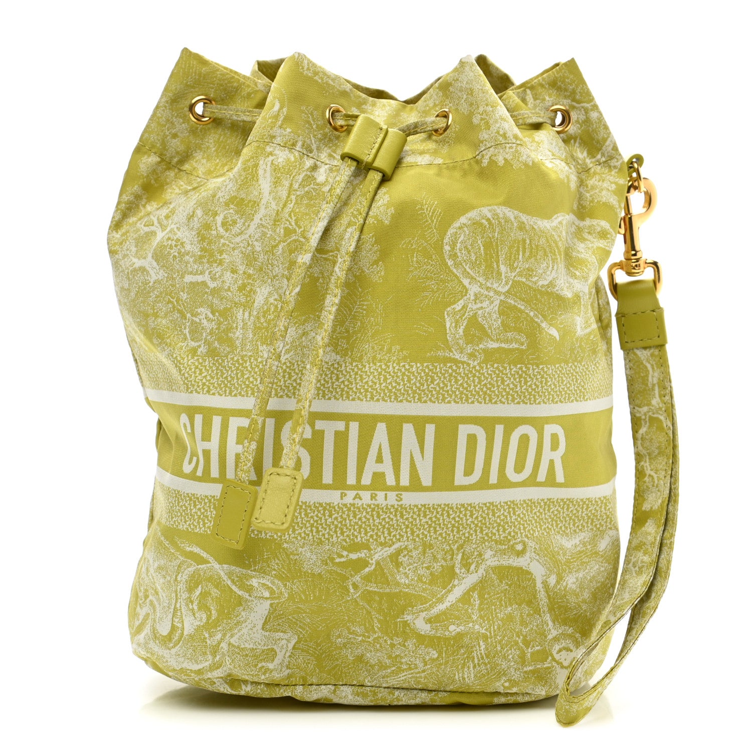 Christian Dior Technical Fabric Embroidered Toile De Jouy Sauvage DiorTravel Pouch 1 of 9