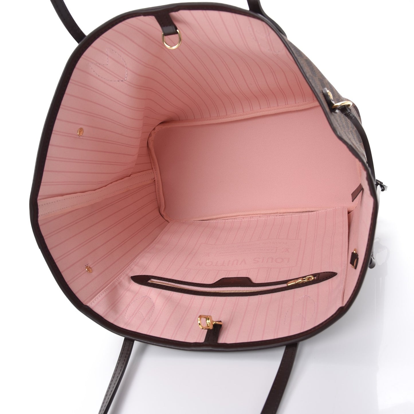 Damier Ebene Neo Neverfull MM Rose Ballerine