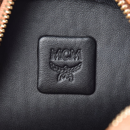 MCM Visetos Side Stud Mini Stark Backpack Cognac 6 of 11