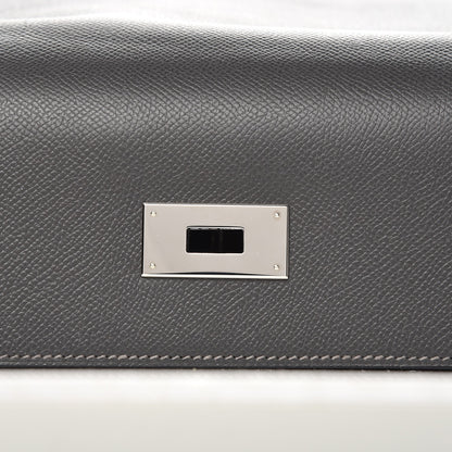 Hermes Epsom Kelly Sellier 40 Graphite 22 of 37