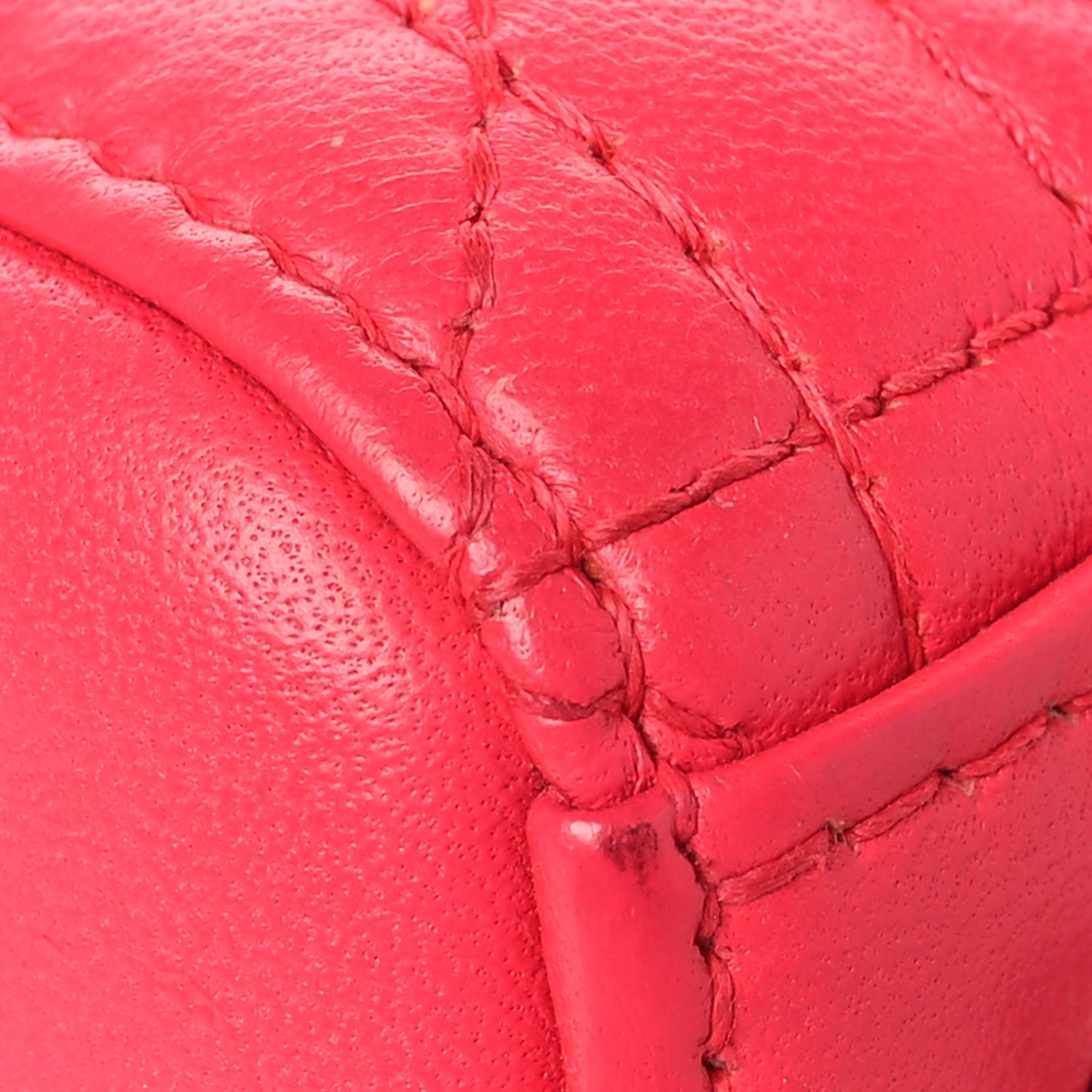 Lambskin Cannage Medium Lady Dior Pink