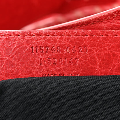 Balenciaga Agneau Classic Hardware City Rouge Cardinal 7 of 23