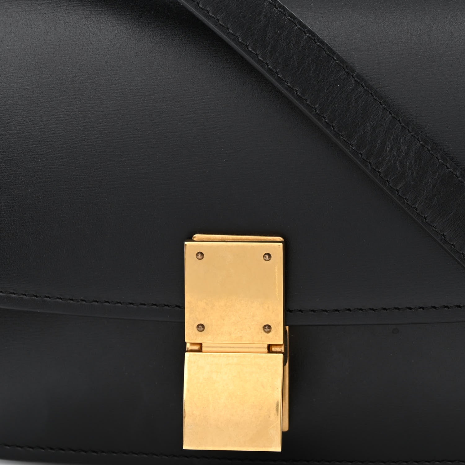Celine Box Calfskin Small Classic Box Flap Bag Black 9 of 15