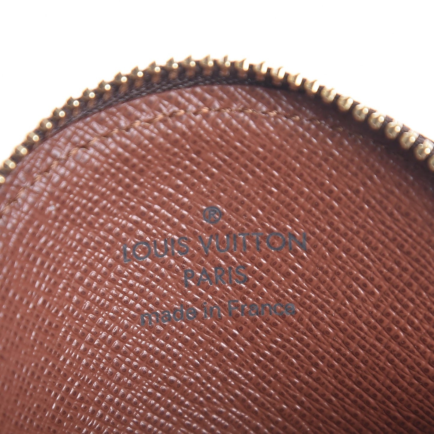 Monogram Round Coin Purse