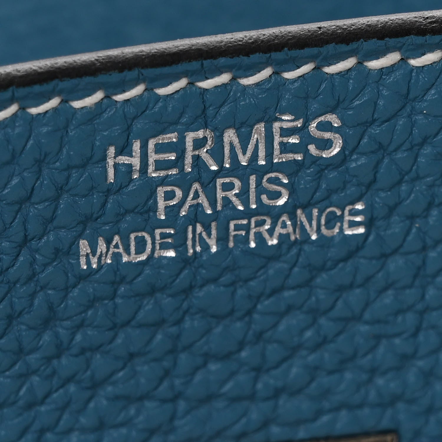 Hermes Togo Birkin 35 Blue Jean 6 of 13