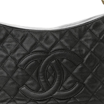 Chanel Caviar Quilted Timeless CC Shoulder Bag Black 7 of 10
