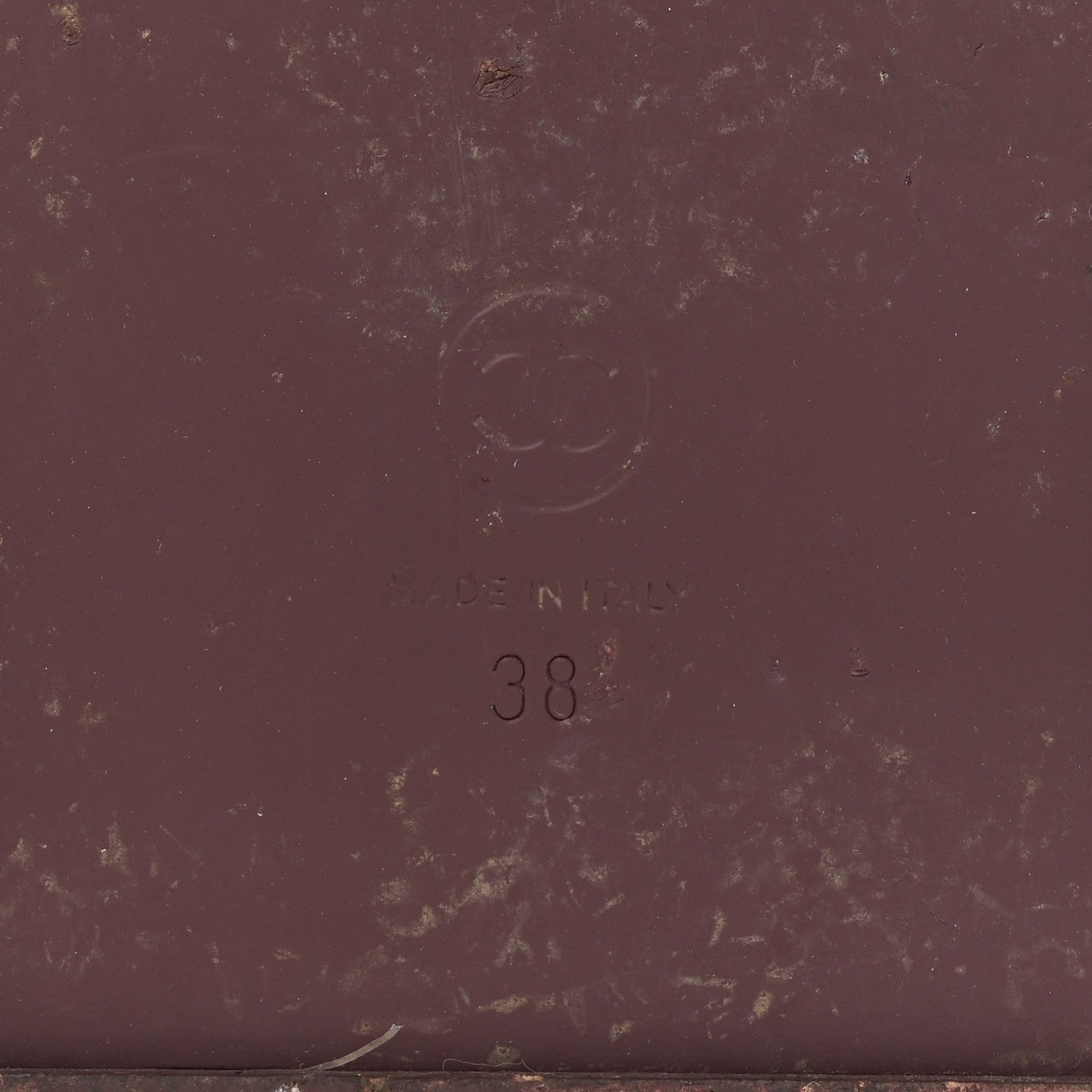 Chanel Calf Hair Suede Shearling Dad Sandals 38 Burgundy Black 7 of 11
