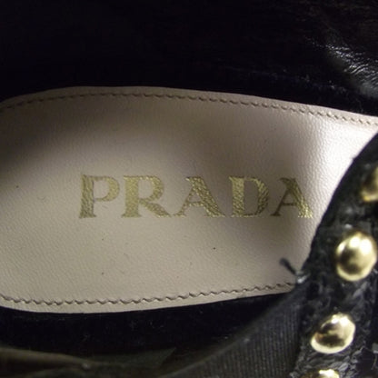 Prada Velvet Studded Mohawk Pumps 38 6 of 6