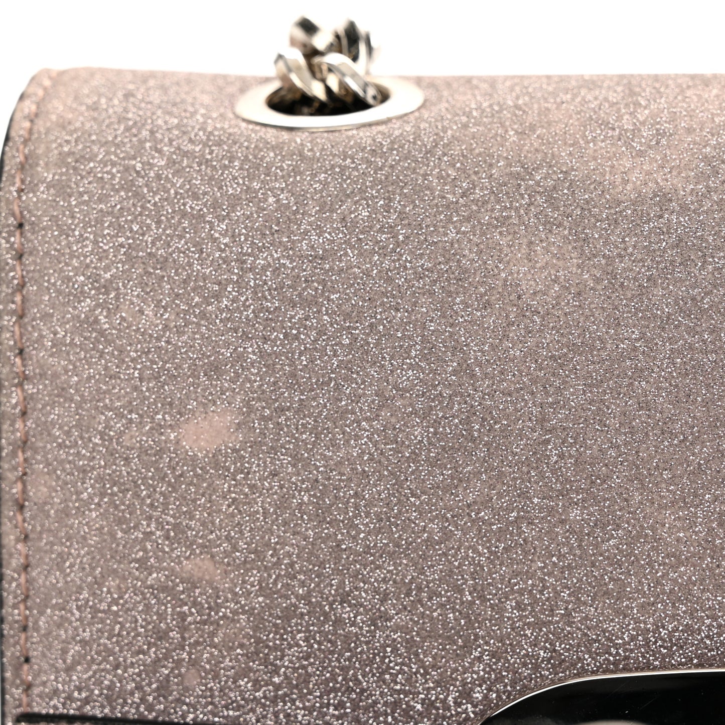 Rainbow Glitter Mini Vara Bow Crossbody Bag Light Pink