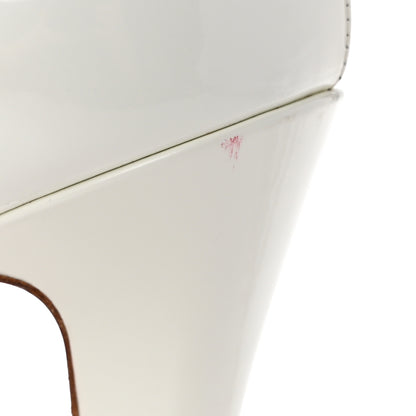 Christian Louboutin Patent Bianca 120 Pumps 36.5 White 9 of 10