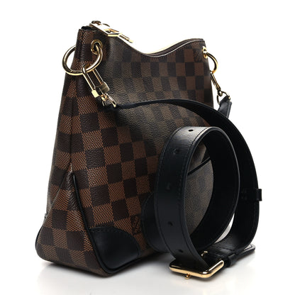 Louis Vuitton Damier Ebene Odeon PM Black 3 of 9