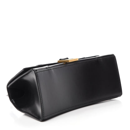 Balenciaga Shiny Box Calfskin Small Hourglass Top Handle Bag Black 4 of 10