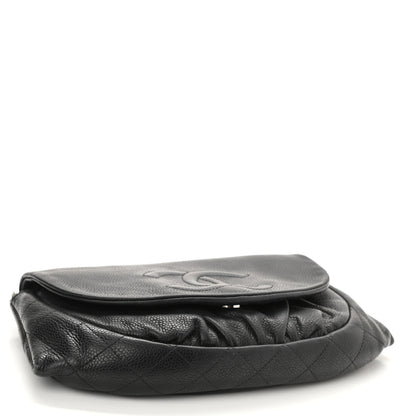 Chanel Caviar Half Moon Wallet On Chain WOC Black 4 of 14
