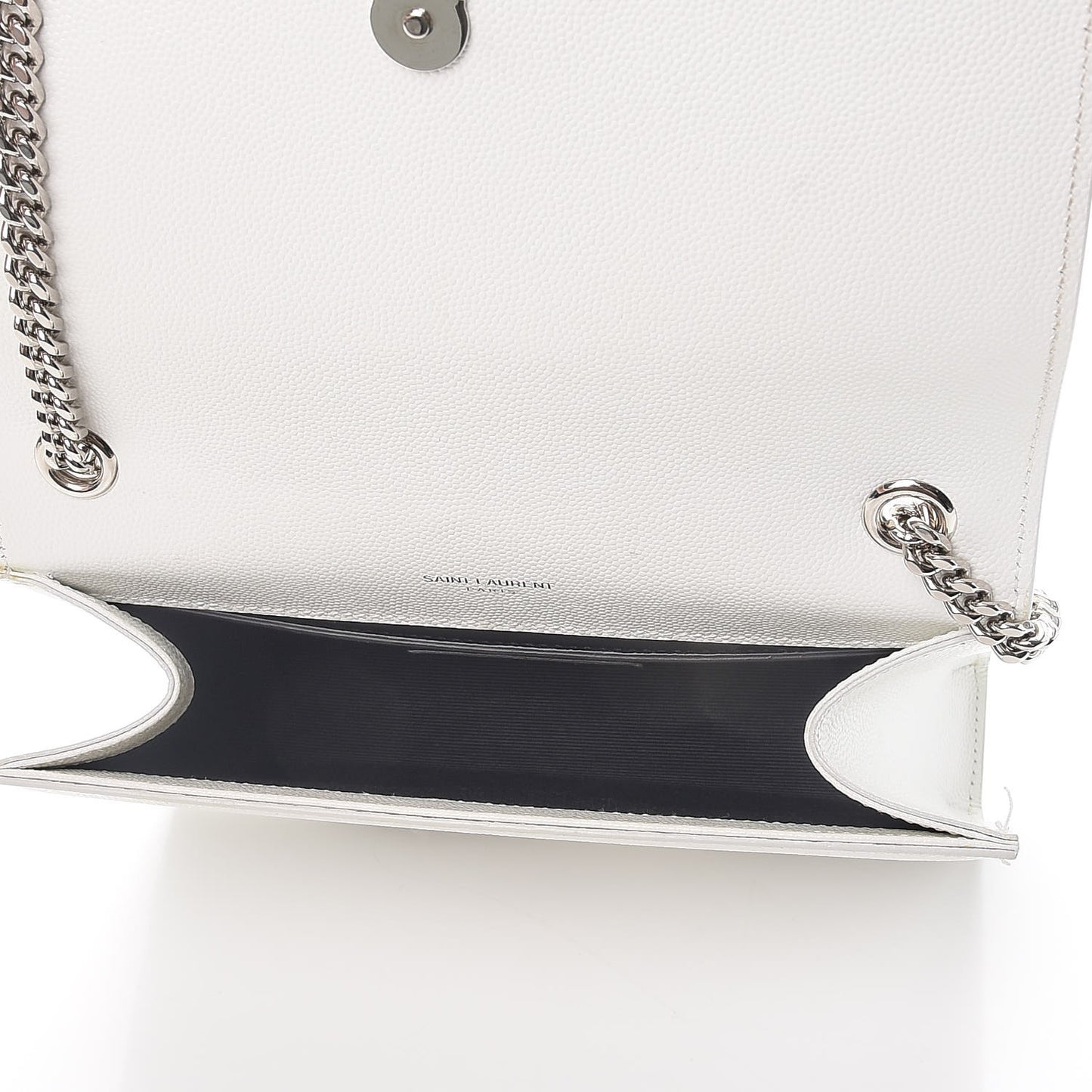 Grain De Poudre Small Monogram Kate Satchel Optical White
