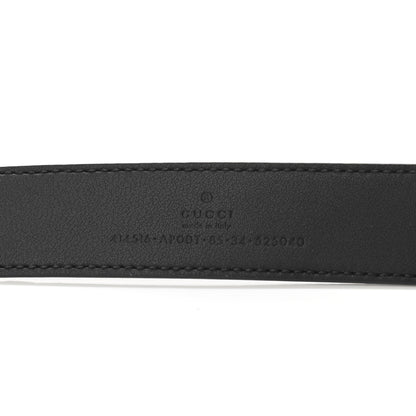 Gucci Calfskin Double G 30mm Belt 85 34 Black 4 of 8