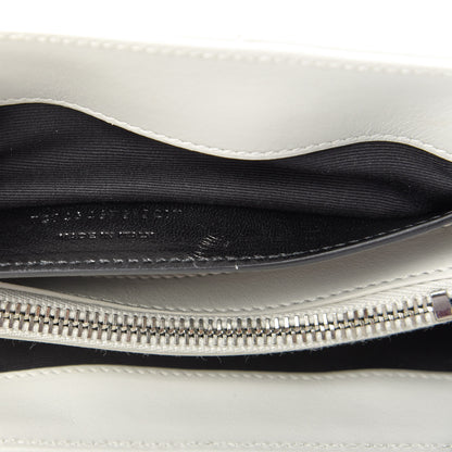 Saint Laurent Calfskin Y Quilted Monogram Small Loulou Chain Satchel Granite 9 of 9