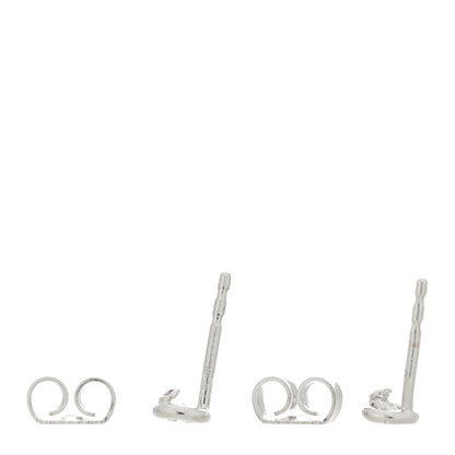 Roberto Coin 18K White Gold Diamond .10ctw Bezel Stud Earrings 4 of 4