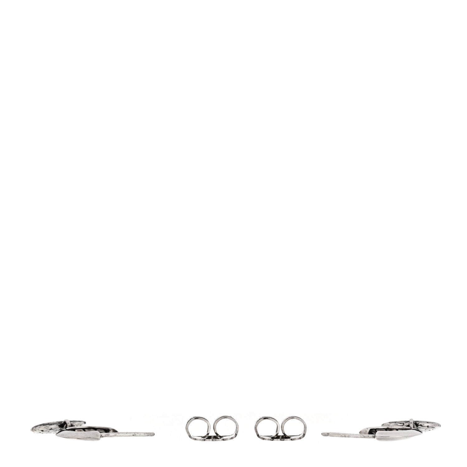 John Hardy Sterling Silver Valentine Drop Huggie Earrings 3 of 4