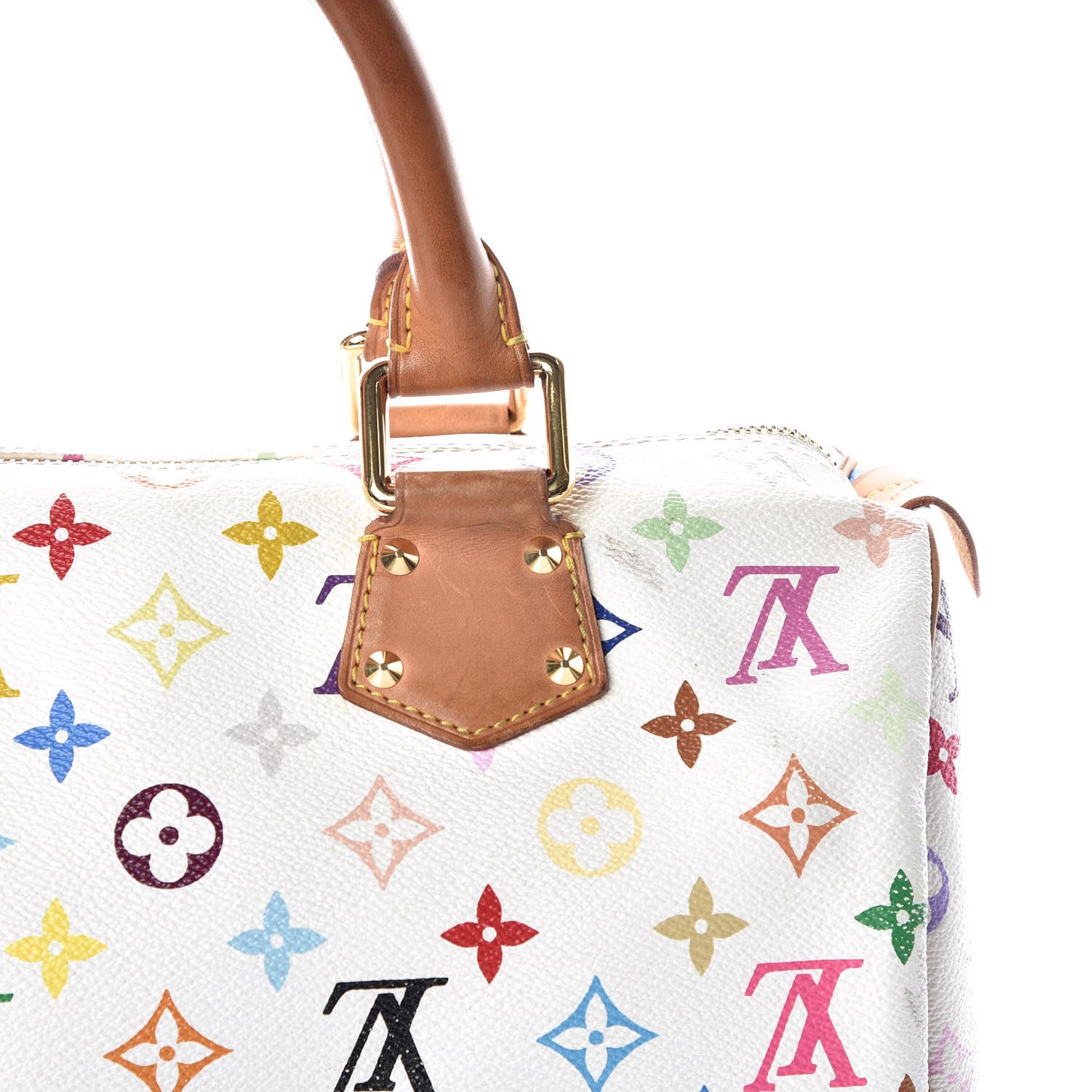 Monogram Multicolor Speedy 30 White
