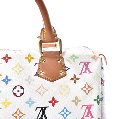Louis Vuitton Monogram Multicolor Speedy 30 White 13 of 26
