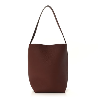 The Row Grained Calfskin Medium N/S Park Tote Cognac 1 of 11