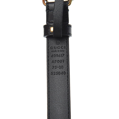 Gucci Calfskin Double G 20mm Belt 75 30 Black 5 of 5