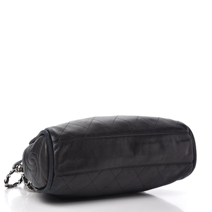 Chanel Lambskin Stitched Medium Ultimate Soft Tote Black 4 of 11