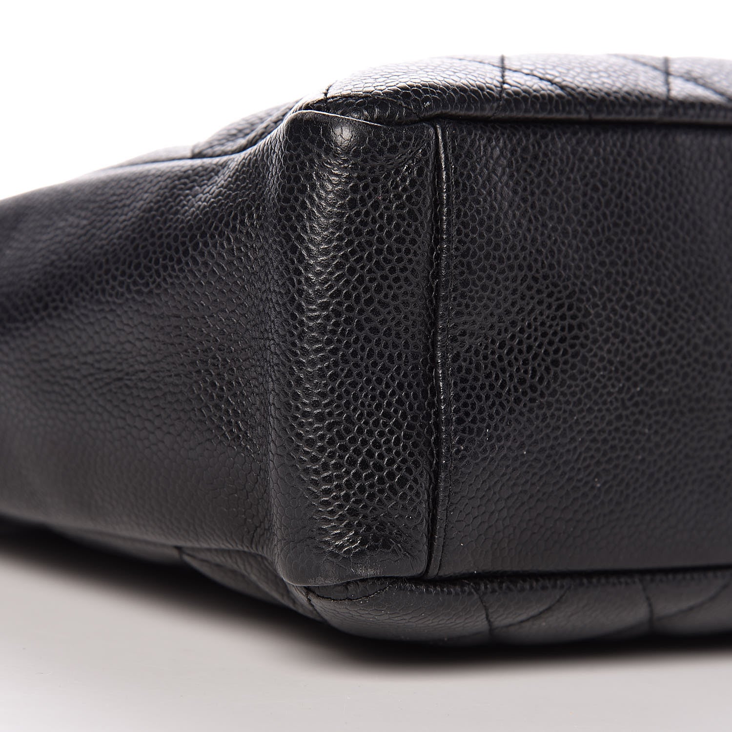 Chanel Caviar Quilted Petit Shopping Tote PST Black 8 of 11