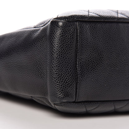 Chanel Caviar Quilted Petit Shopping Tote PST Black 8 of 11