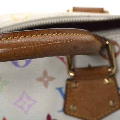Louis Vuitton Monogram Multicolor Speedy 30 White 16 of 17