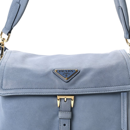 Prada Nappa Medium Explore Shoulder Bag Aviation Blue 7 of 10