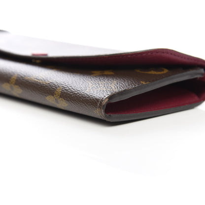Louis Vuitton Monogram Emilie Wallet Fuchsia 11 of 15